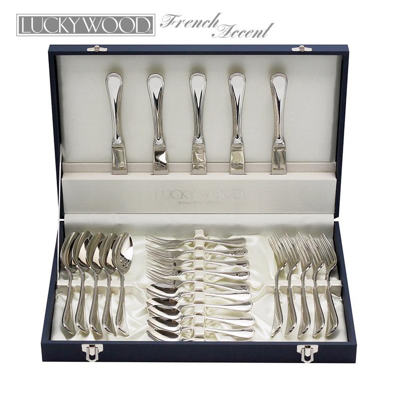 LUCKY WOOD（ラッキーウッド） カトラリーセット ナイフ フォーク