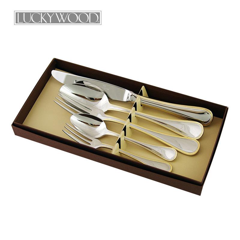 LUCKY WOOD（ラッキーウッド） カトラリーセット ナイフ フォーク