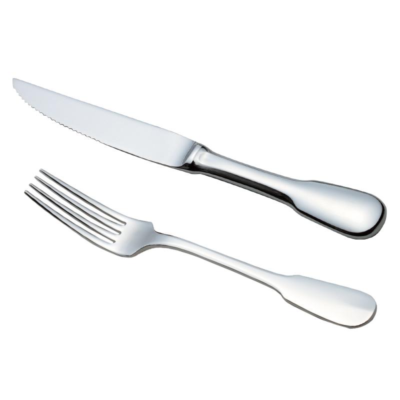 トーダイ（Todai） ステーキナイフフォークセット 18-8ステンレス