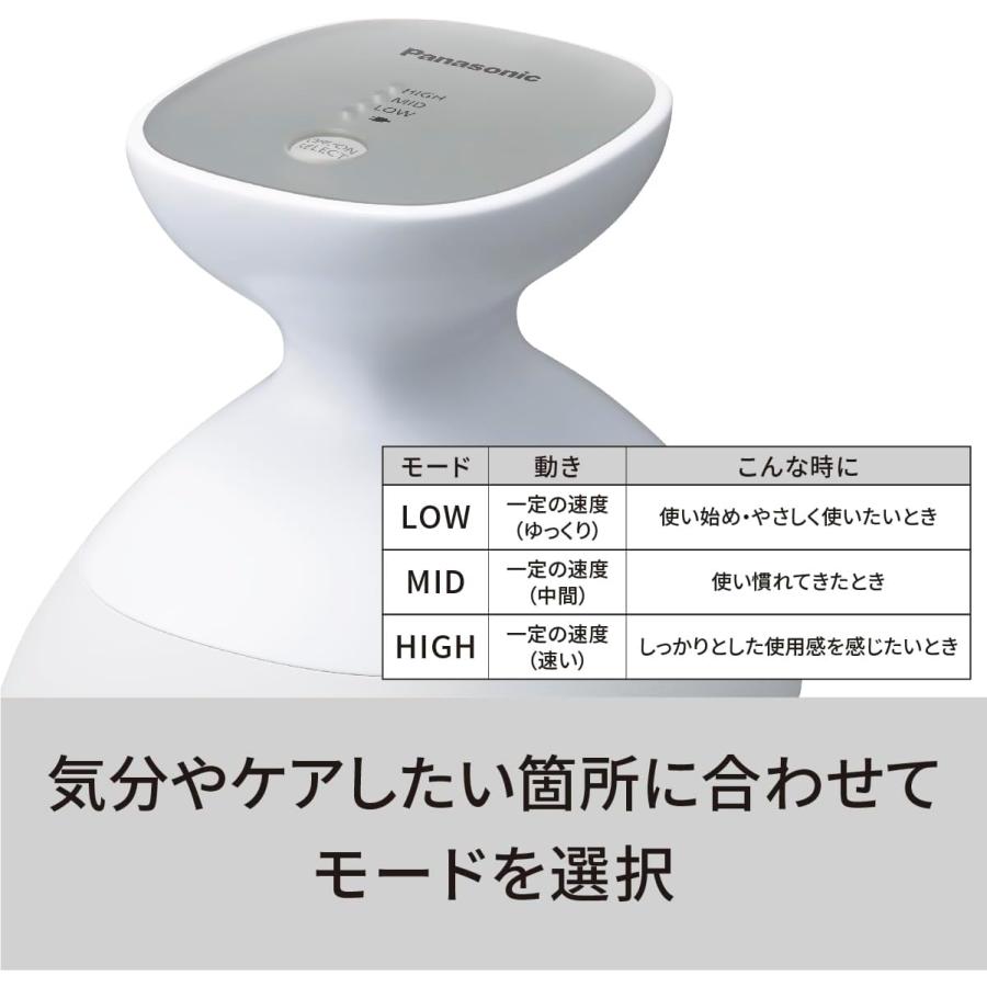 Panasonic（パナソニック） 頭皮エステ シルバー調 EH-HE9J-S 密着もみ