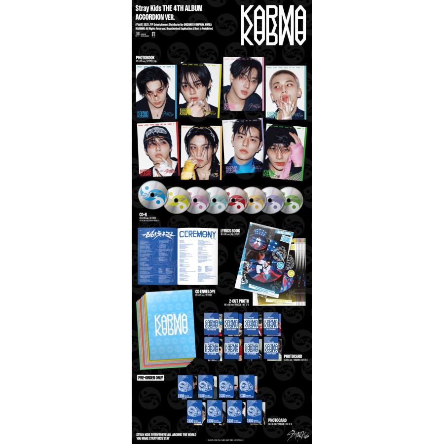 和訳選択】STRAY KIDS - 4TH ALBUM [KARMA] (ACCORDION VER.) SKZ