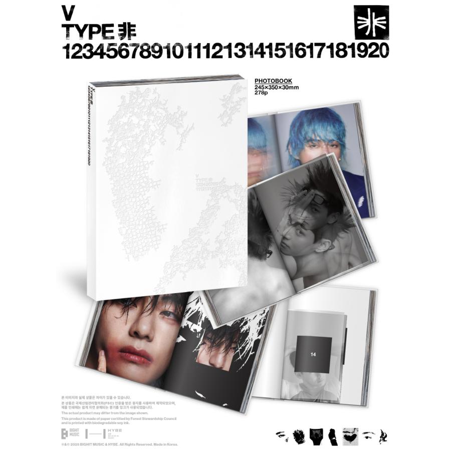レビューで店舗特典付】BTS V - [TYPE 非] PHOTOBOOK 防弾少年団 ヴィ
