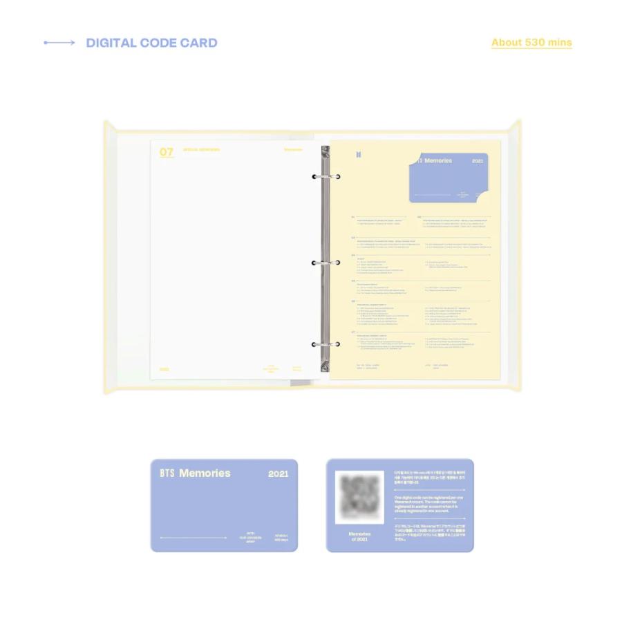 DIGITAL CODE】【日本語字幕付】BTS MEMORIES OF 2021 防弾少年団