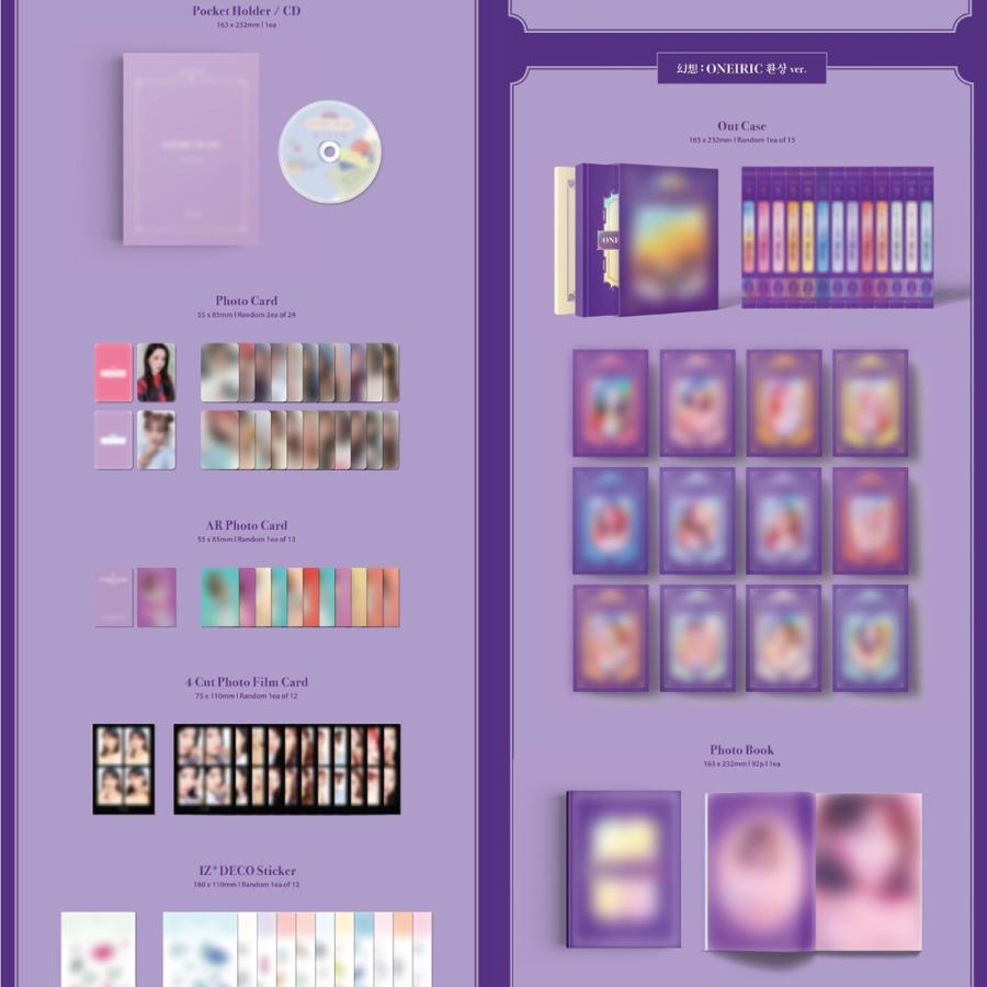 4種セット】【和訳選択】IZ*ONE ONEIRIC DIARY 幻想日記 3RD MINI