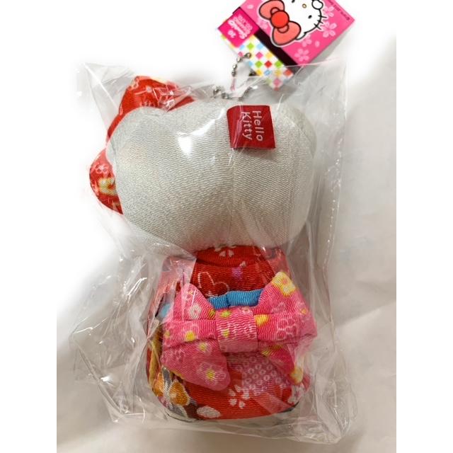 ハローキティ BIGリボン 和服着物KIMONOキティ ぬいぐるみマスコット