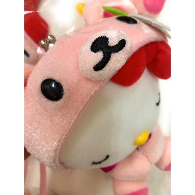 ご当地キティ 北海道限定 すずらんベアキティ 眠りぬいぐるみ がま口