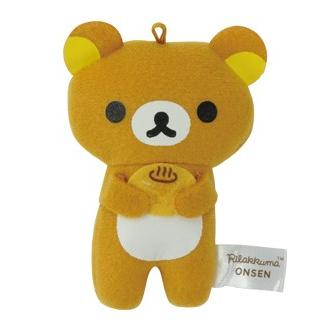 温泉地限定リラックマ 露天風呂でだららん☆マスコットチェーン