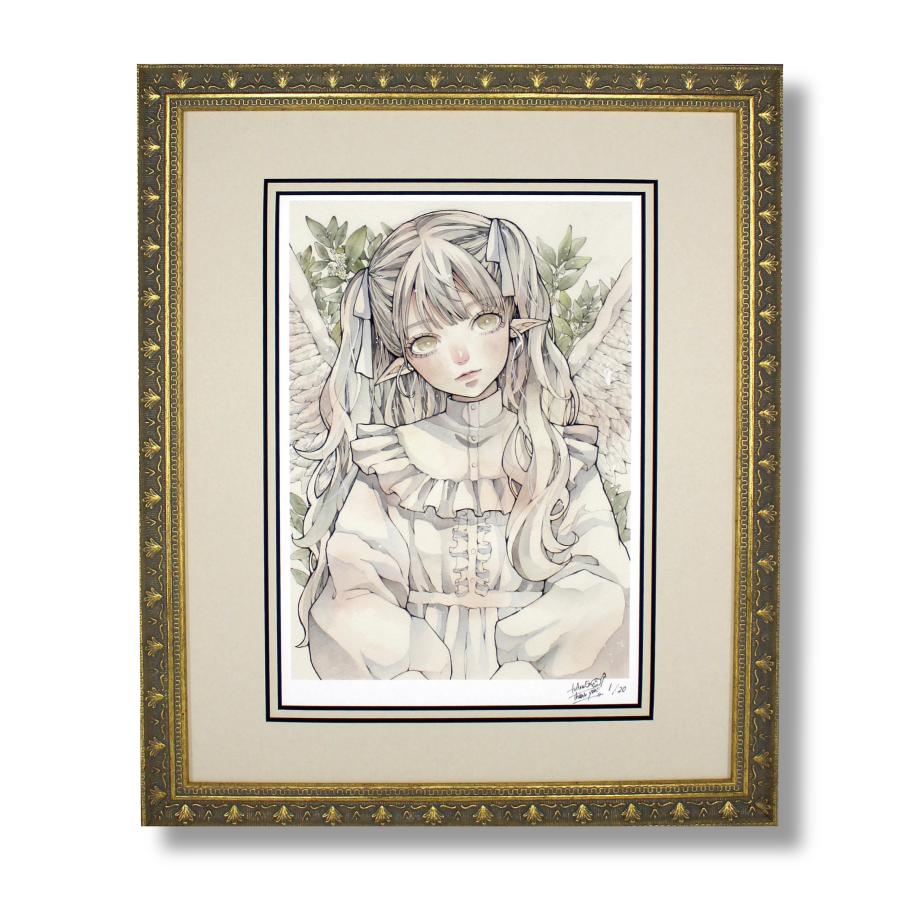 ORION とあるお茶 ジクレー版画 「天使」 額装品 : ORION SHOP - 通販