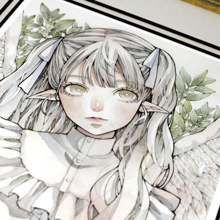 ORION とあるお茶 ジクレー版画 「天使」 額装品 : ORION SHOP - 通販