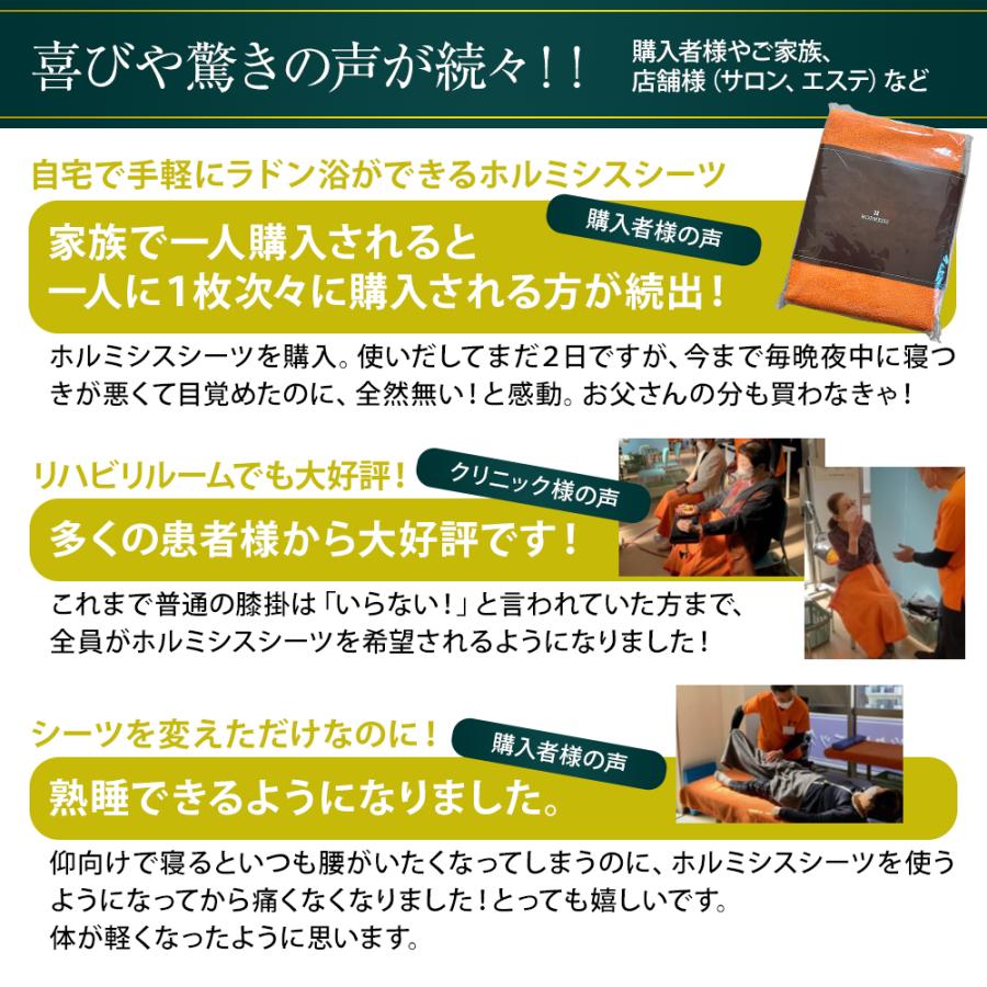 プラスケア ホルミシスシーツ ホルミシス 岩盤浴 ラドン浴