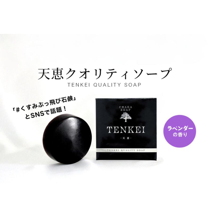 正規代理店】4個まとめ買い 天恵石鹸 天恵クオリティソープ 80g 天然の