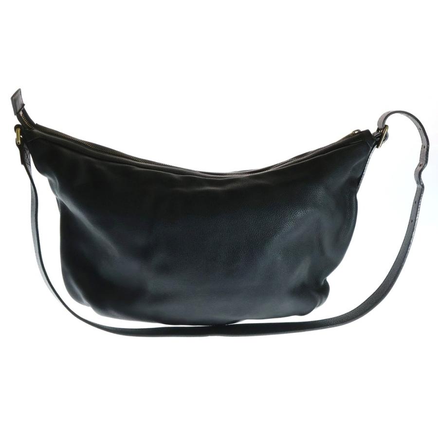 GUCCI（グッチ） LOGO HOBO LEATHER SHOULDER BAG ロゴプリント ハーフ