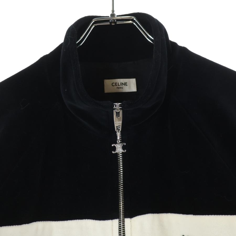 CELINE（セリーヌ） バイカラー ベルベット トラックジャケット