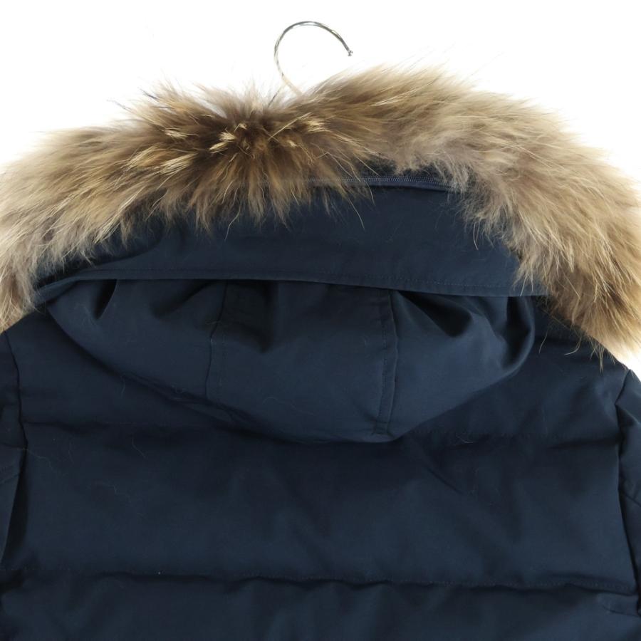 Danton（ダントン） ファー付き フーデッド中綿ダウンジャケット