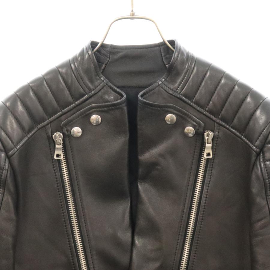 BALMAIN（バルマン） 13AW ラムスキン バイカーレザー ライダース