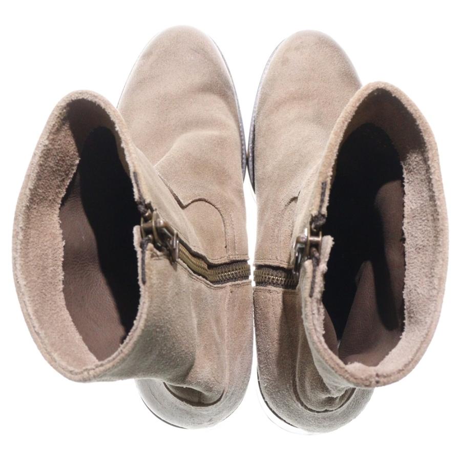 BUTTERO（ブッテロ） サイドジップ スエード ブーツ B825 ブラウン