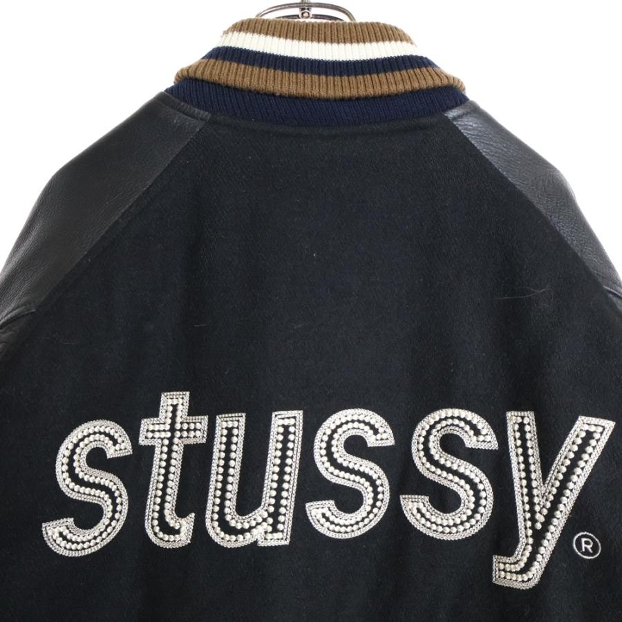 STUSSY（ステューシー） 90S 15周年 ロゴ刺繍 スタジアムジャケット