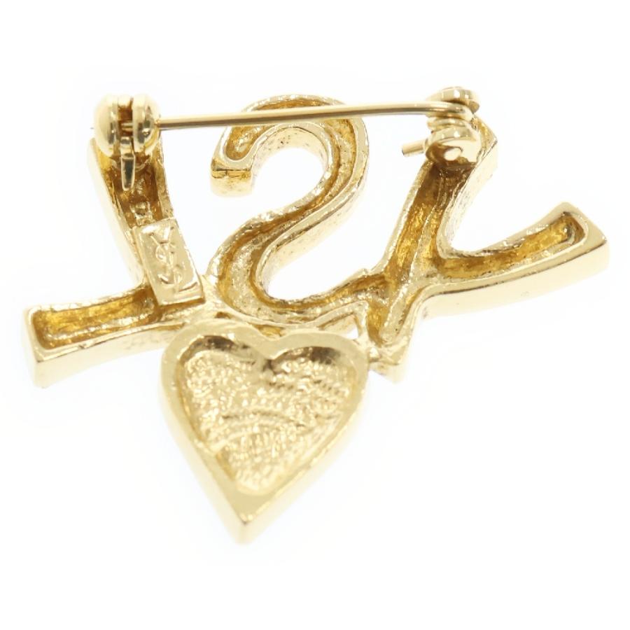 Yves Saint Laurent（イヴ・サンローラン） YSLロゴ ラインストーン