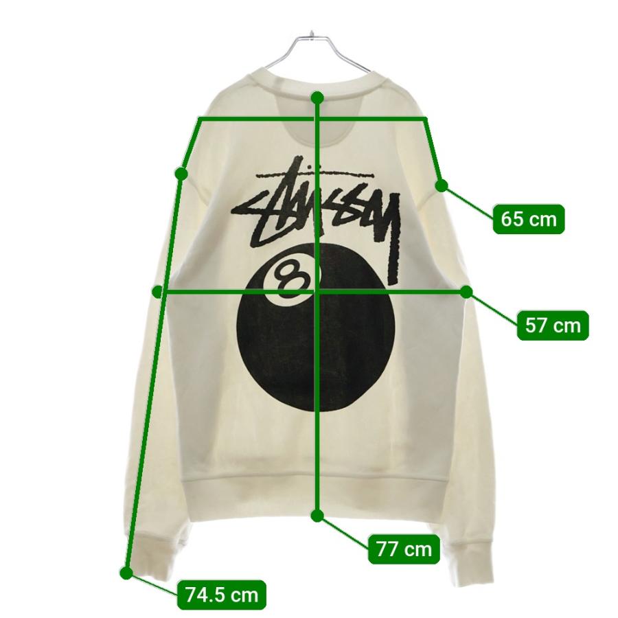 STUSSY（ステューシー） 8 BALL エイトボール バックプリント クルー