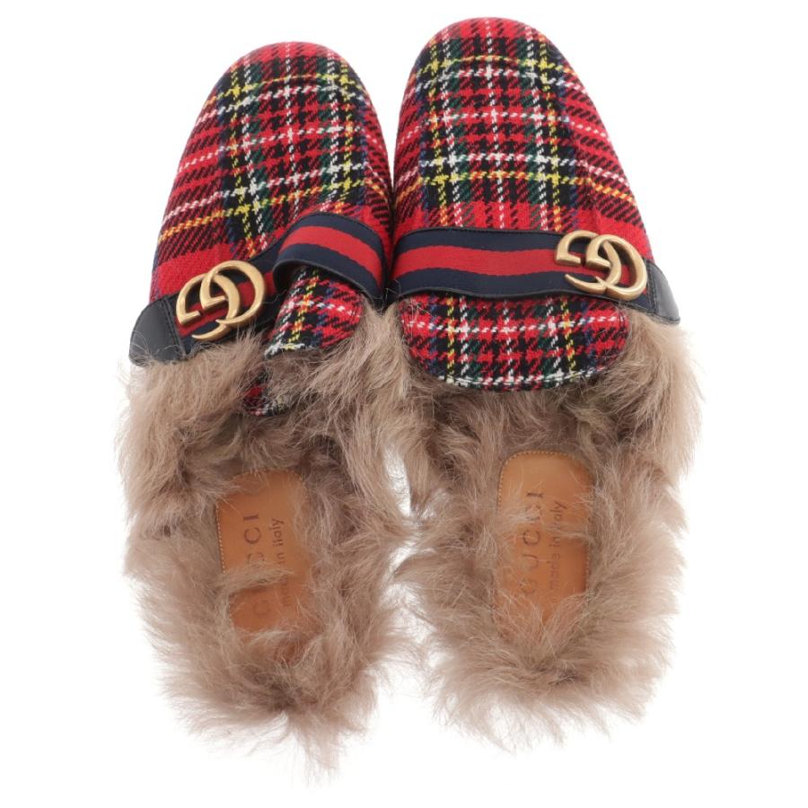GUCCI（グッチ） プリンスタウン タータンチェック ファーミュール