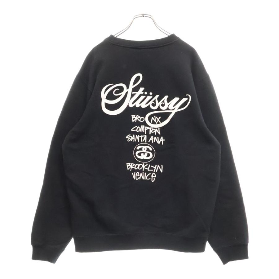 STUSSY（ステューシー） WORLD TOUR CREW ワールドツアー クルーネック