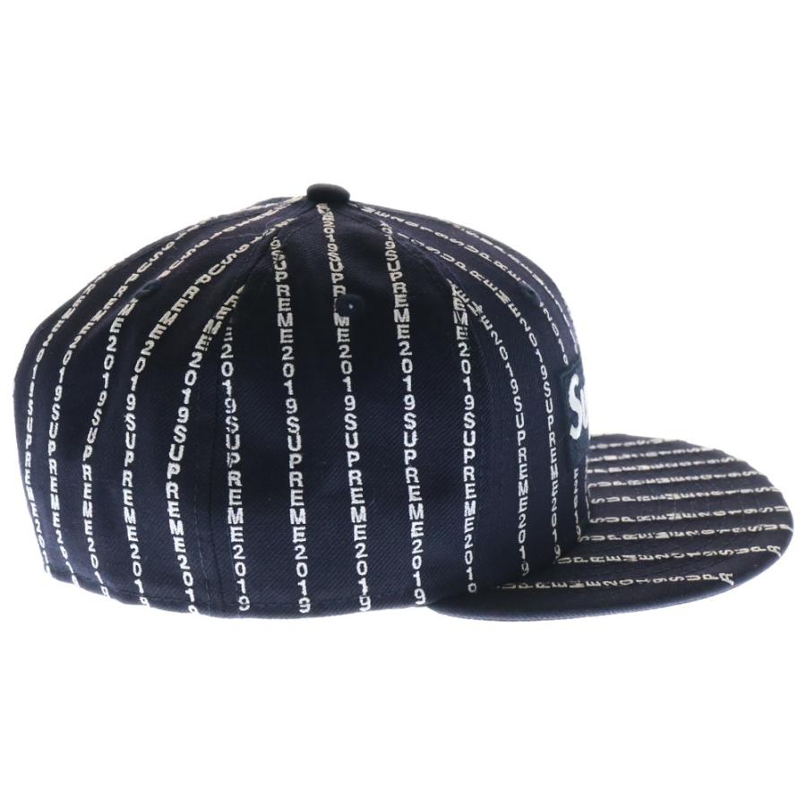 Supreme（シュプリーム） 19SS × NEWERA Text Stripe Cap ニューエラ
