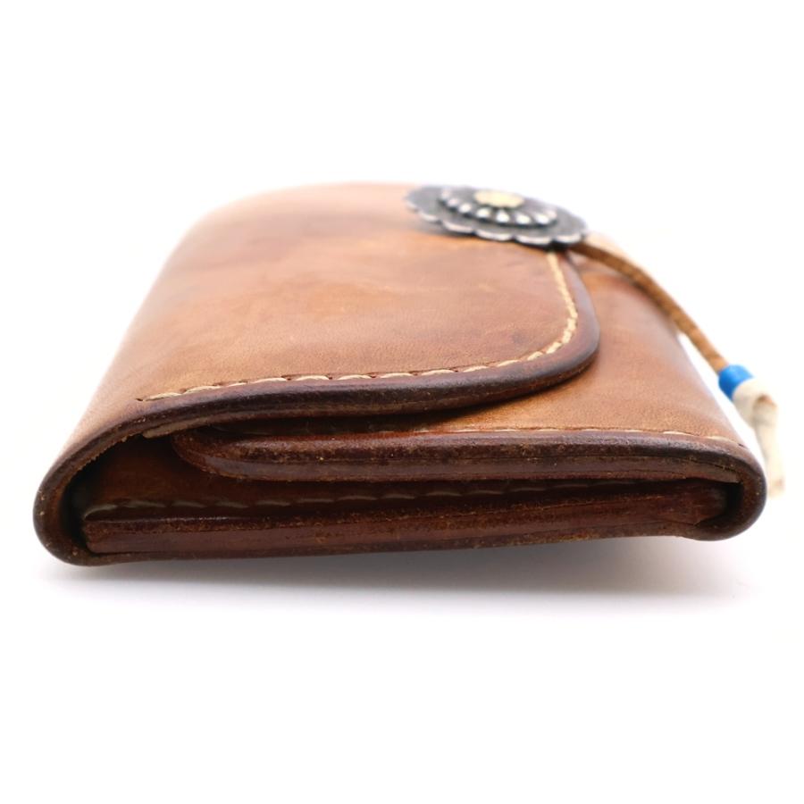 goro's（ゴローズ） フラワーコンチョ付き レザーウォレット 二つ折り