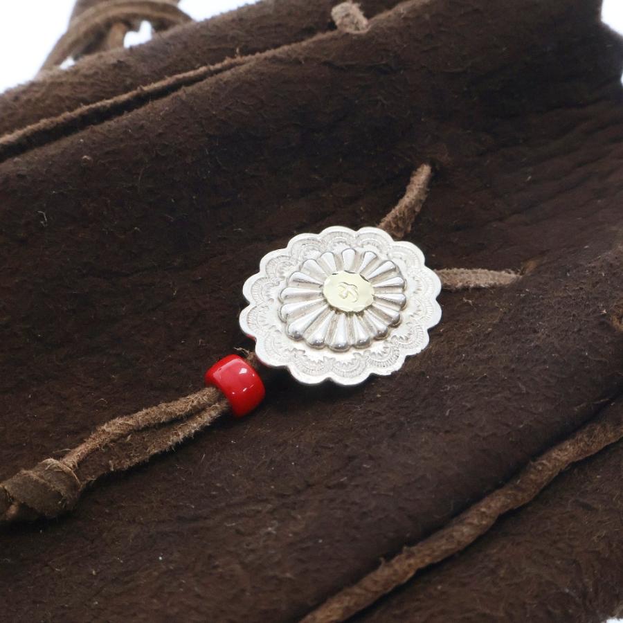 goro's（ゴローズ） 巾着ショルダーS フラワーコンチョ付き : BRING