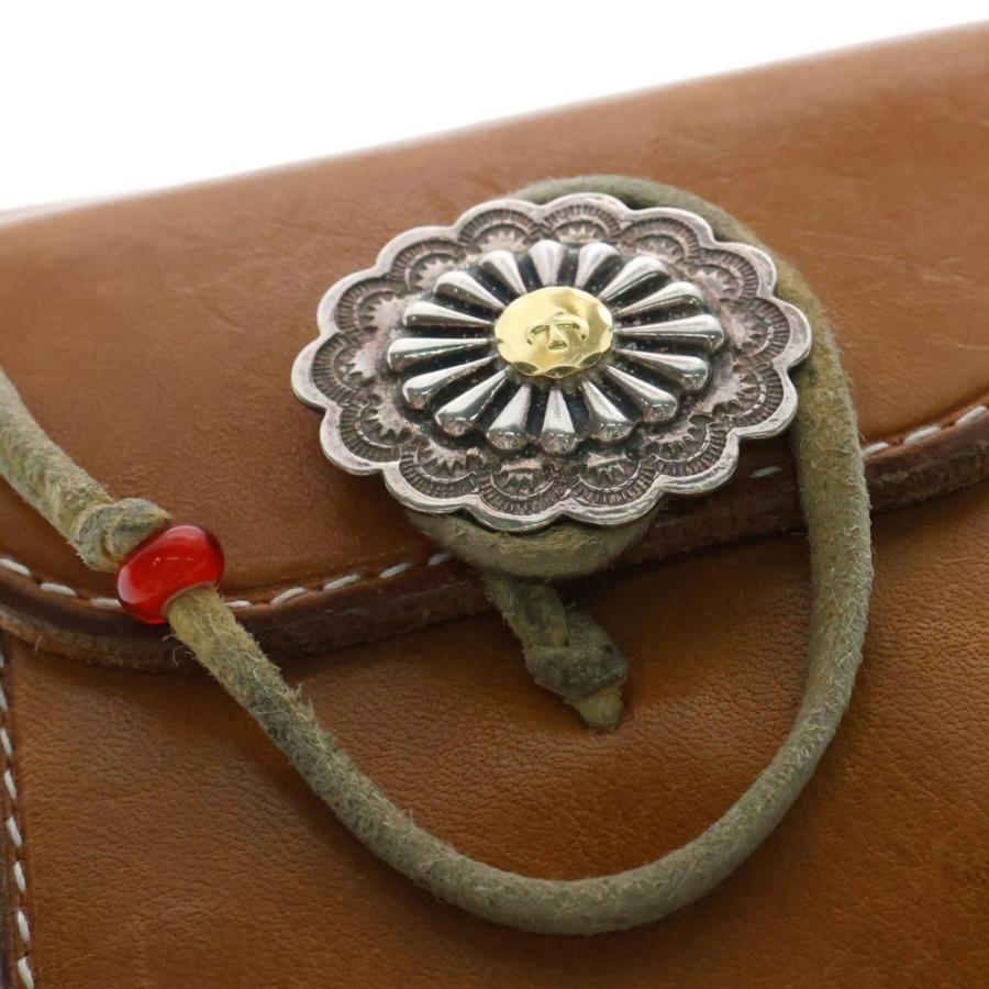 goro's（ゴローズ） K18フラワーコンチョ付き 二つ折り財布 : BRING