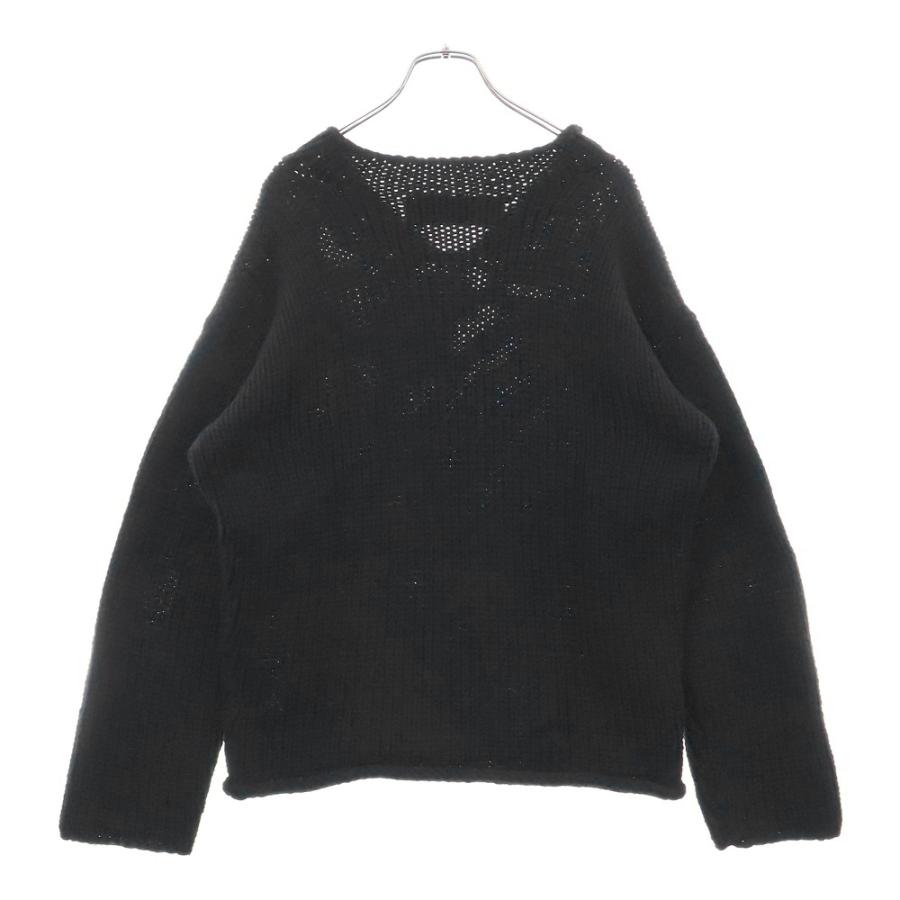 CHROME HEARTS（クロムハーツ） レザークロスパッチ ニット セーター