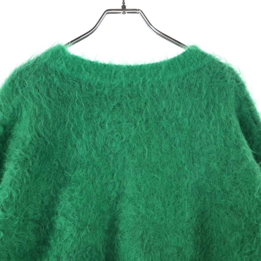 SAINT MICHAEL (セントマイケル) 23AW CREW NECK KNIT フロントロゴ