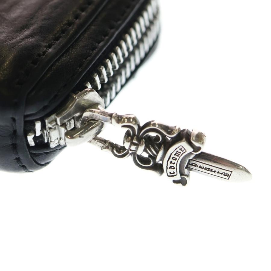 CHROME HEARTS（クロムハーツ） COIN CASE ダガーラウンドジップレザー