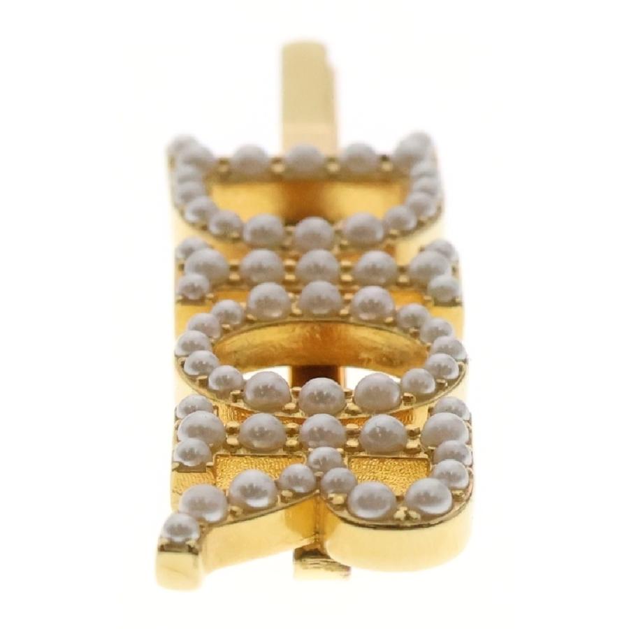 Christian Dior（クリスチャン・ディオール） ロゴ パール ヘアピン