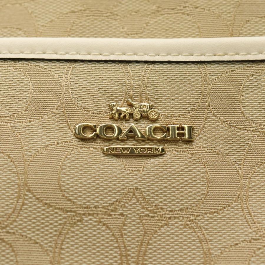 COACH（コーチ） ショルダーバッグ サコッシュ ホワイト×ベージュ