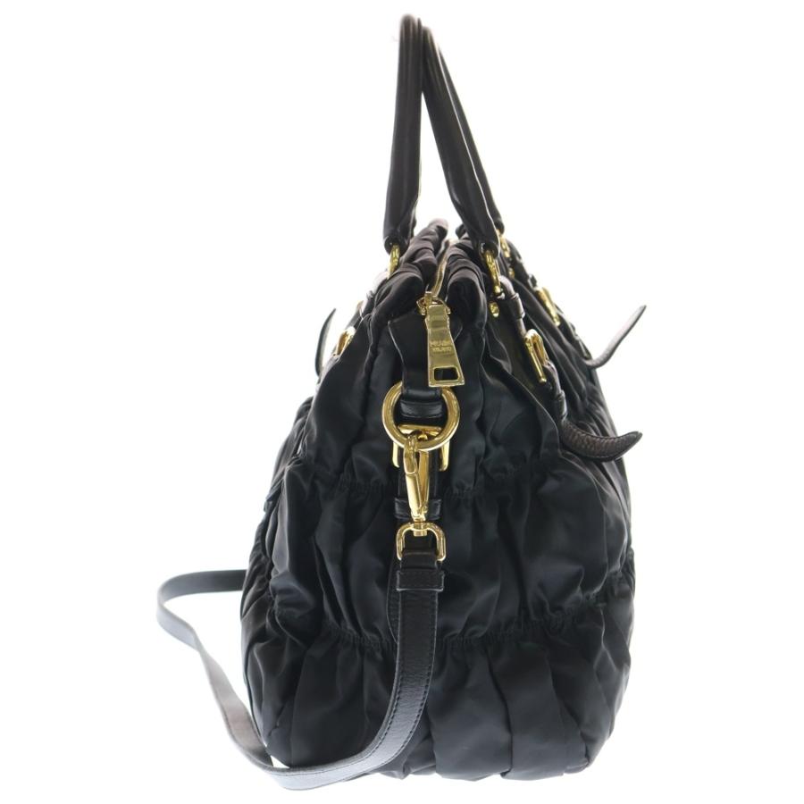 PRADA（プラダ） ギャザー 2WAYハンドバッグ ショルダーバッグ