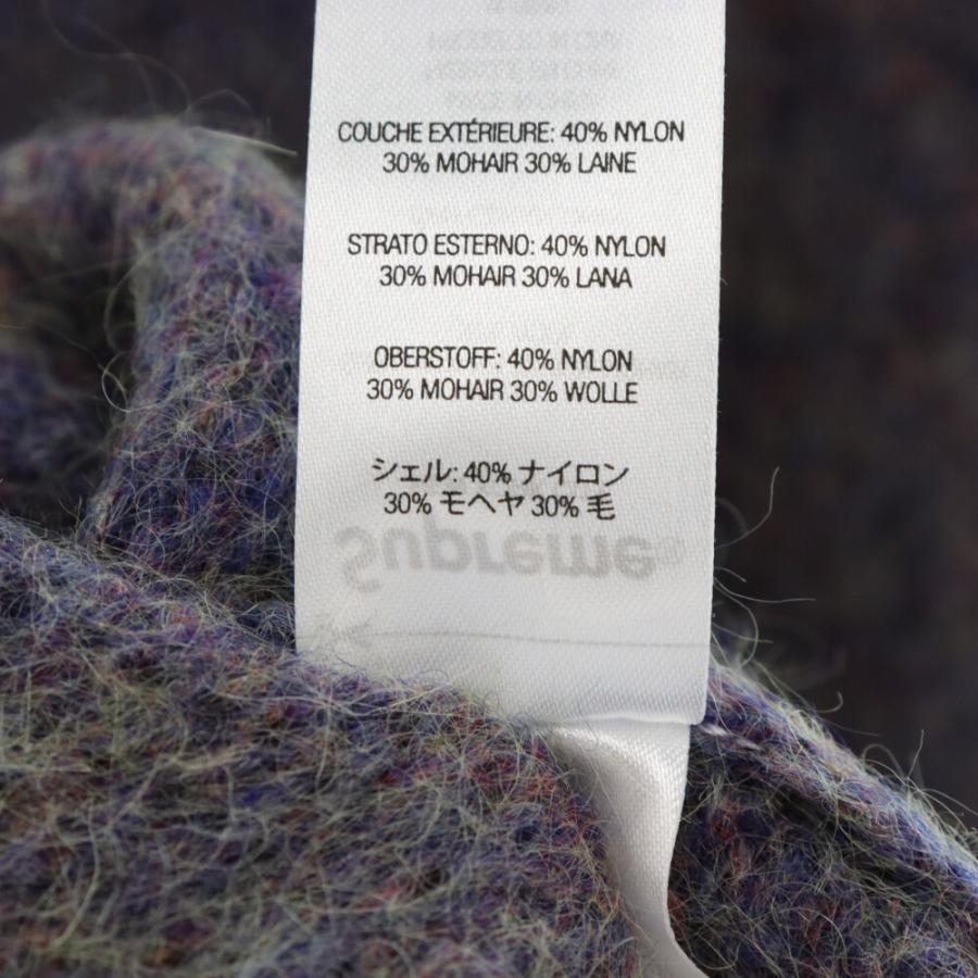 Supreme（シュプリーム） 22AW Mohair Sweater knit ロゴ刺繍 モヘア混