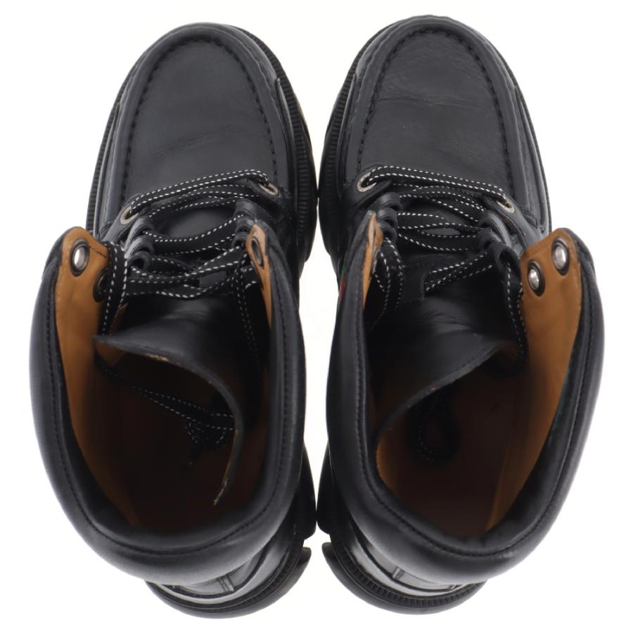 GUCCI（グッチ） インターロッキング G レースアップ レザー ショート