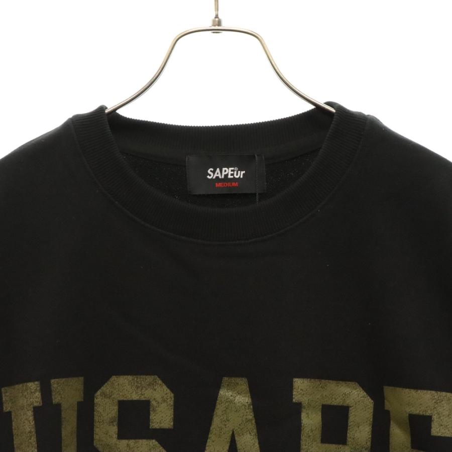 SAPEur サプール USAPE CREWNECK プリント クルーネック 長袖