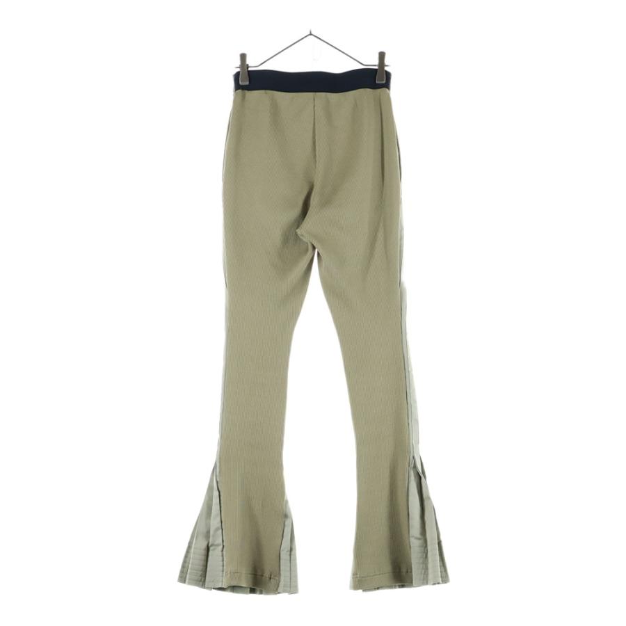 sacai（サカイ） 23SS ウエストマーク ニットドッキング フレアパンツ