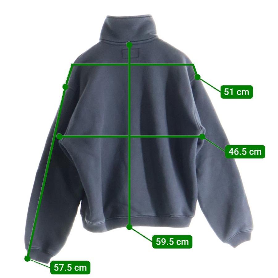 STUSSY（ステューシー） 24SS HALF ZIP MOCK NECK SWEATSHIRT ハーフ