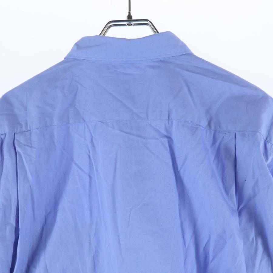 COMME des GARÇONS コムコム ライトブルー 丸襟 長袖シャツ M