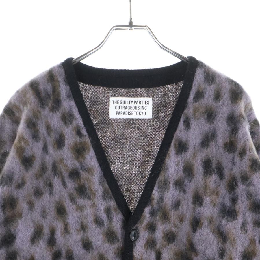 WACKO MARIA（ワコマリア） LEOPARD JACQUARD MOHAIR KNIT CARDIGAN