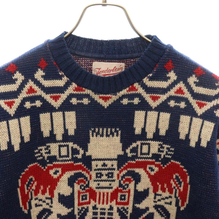 TENDERLOIN（テンダーロイン） トーテムポール ウールニットセーター