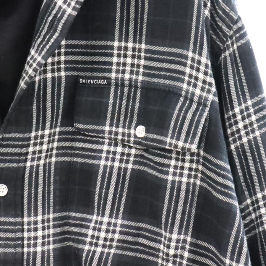 BALENCIAGA（バレンシアガ） 22SS ドッキングチェック柄トロンプルイユ