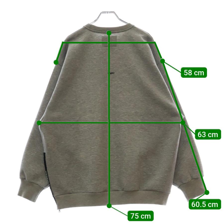 WTAPS（ダブルタップス） 23SS WOUND SWEATER RAPO. SIGN サイドジップ