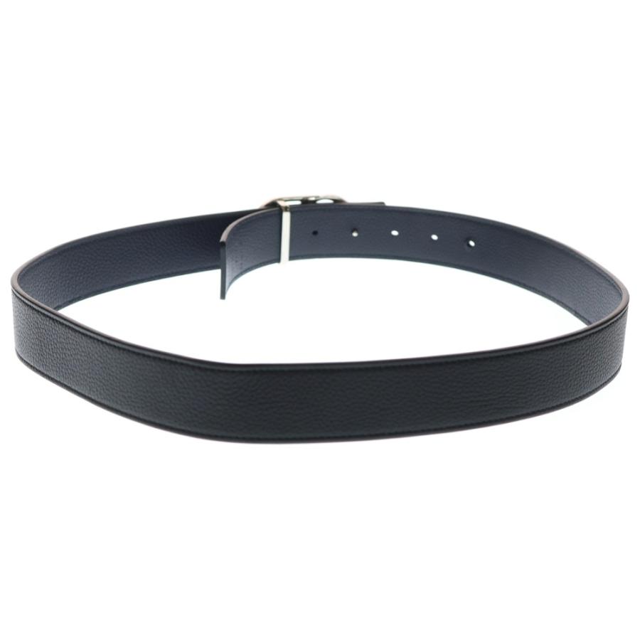 DIOR ディオール CDアイコン ロゴバックル レザーベルト ブラック