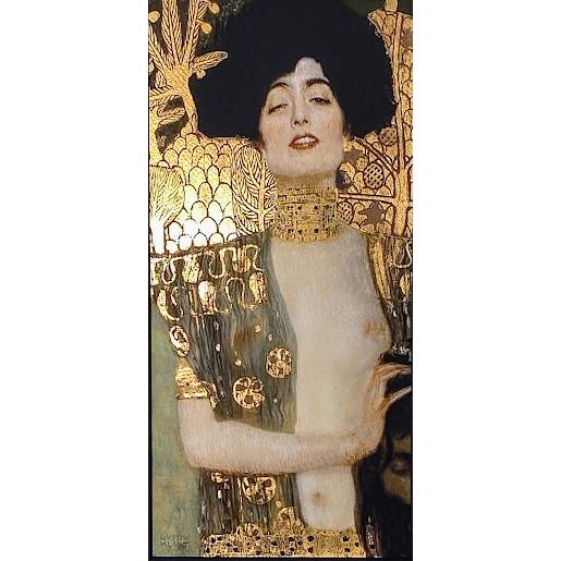 グスタフ・クリムト「ユディトI」 ジクレー、シルクスクリーン金箔加工
