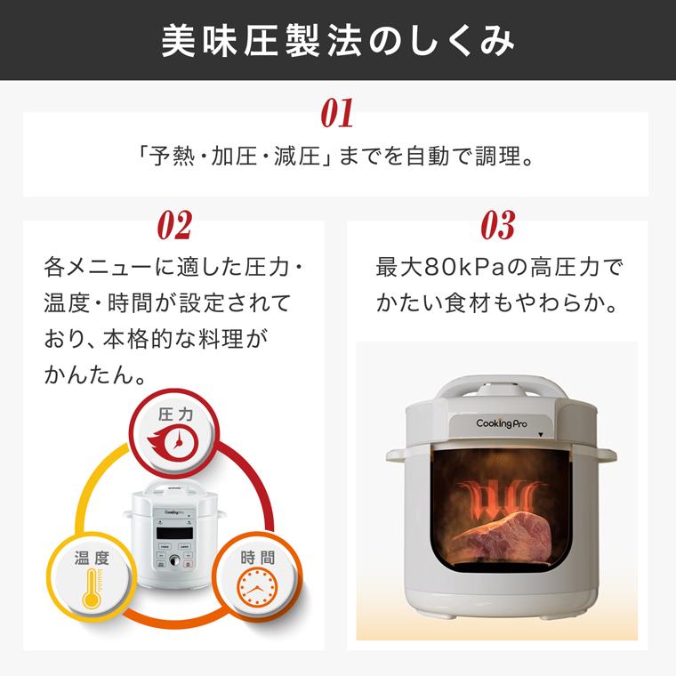 ショップジャパン（Shop Japan） 公式 返品保証付 電気圧力鍋