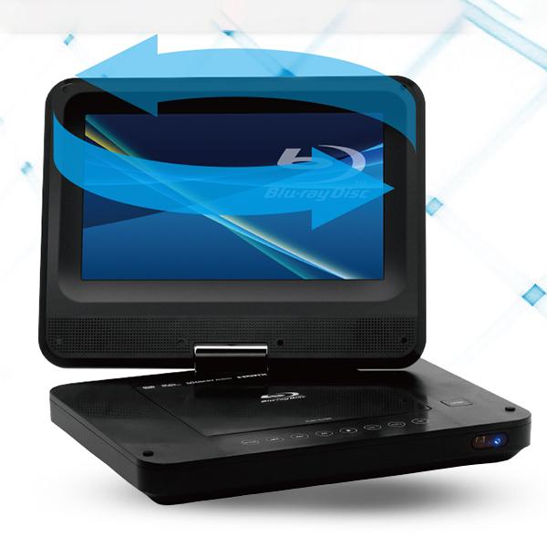 TEES 9インチ ポータブルブルーレイプレーヤー TS-PBD969-BK TEES