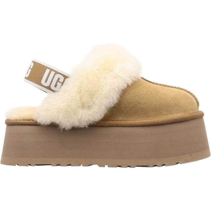 UGG（アグ） ファンケット チェスナット ファー サンダル レディース